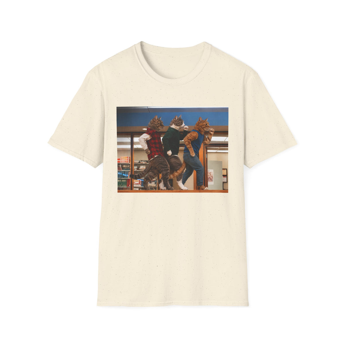 Funny Cat Shirt, Dancing Cats Tee, Retro Cat Graphic Tee