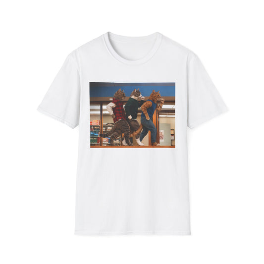 Funny Cat Shirt, Dancing Cats Tee, Retro Cat Graphic Tee