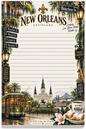 Digital New Orleans Notepad Printable | Louisiana French Quarter Notes PDF | Instant Download
