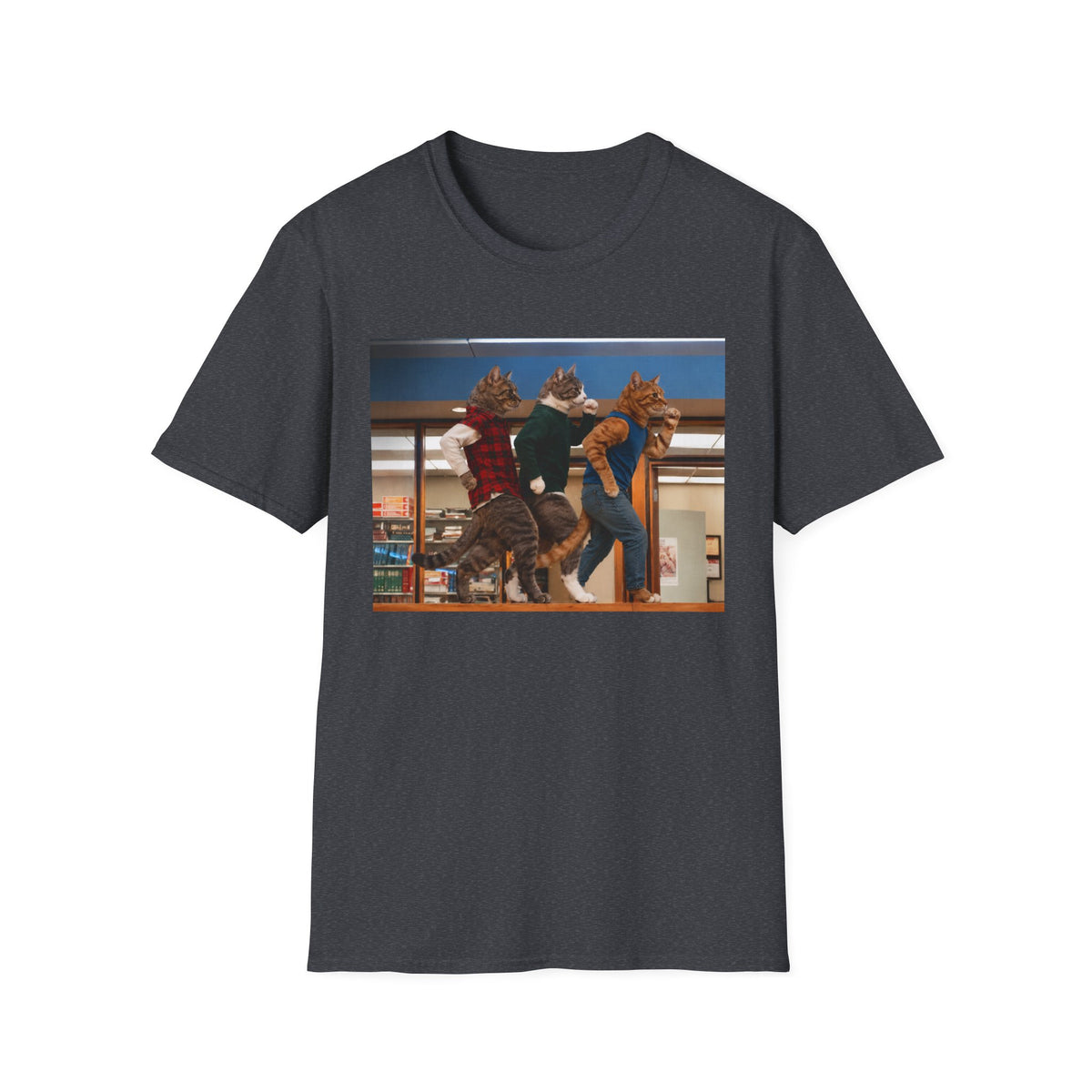Funny Cat Shirt, Dancing Cats Tee, Retro Cat Graphic Tee