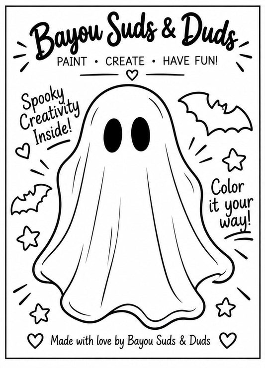 Ghost DIY Plaster Paint Kit | Halloween Paint Your Own Craft