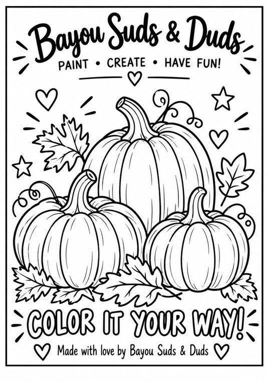 Pumpkin Patch DIY Plaster Paint Kit | Paint Your Own Pumpkin Craft