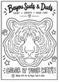 Tiger DIY Plaster Paint Kit | Paint Your Own Tiger Craft | Kids Art Activity