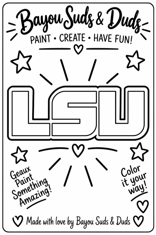 Louisiana LA DIY Plaster Paint Kit | Louisiana Shape Paint Your Own Craft