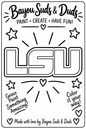 Louisiana LA DIY Plaster Paint Kit | Louisiana Shape Paint Your Own Craft