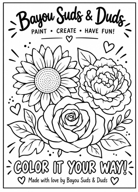 Flower Garden DIY Plaster Paint Kit | Paint Your Own Flower Craft