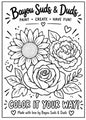 Flower Garden DIY Plaster Paint Kit | Paint Your Own Flower Craft