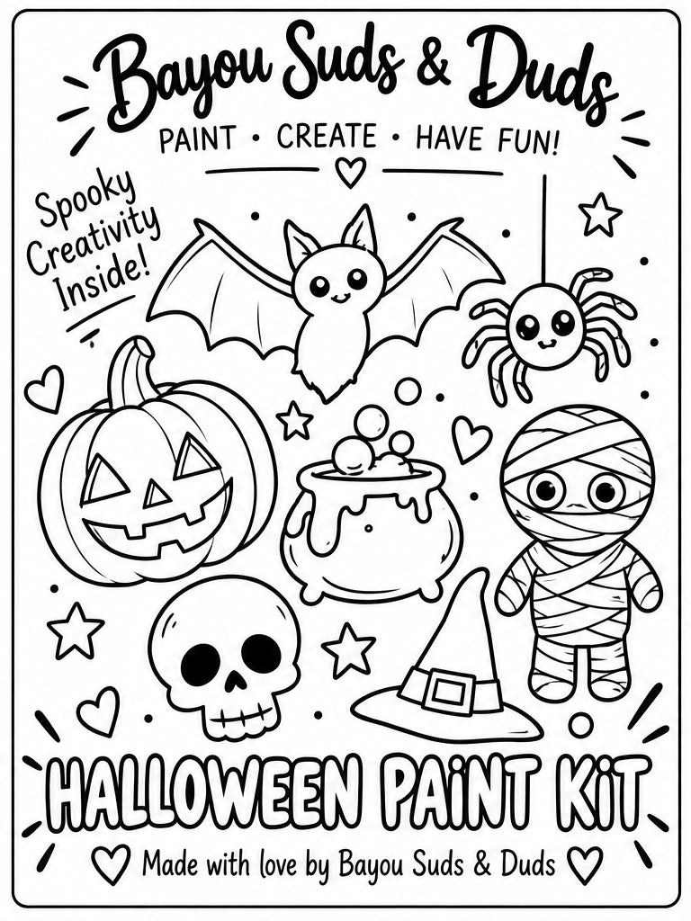 Halloween DIY Plaster Paint Kit | Paint Your Own Halloween Craft | Kids Halloween Activity