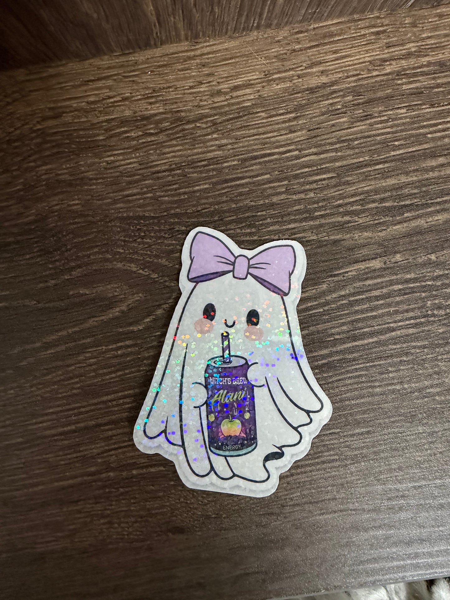 Halloween Energy Drink Girl Sticker