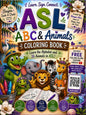 ASL Alphabet Coloring Book | Printable Digital PDF | ASL Learning Activity
