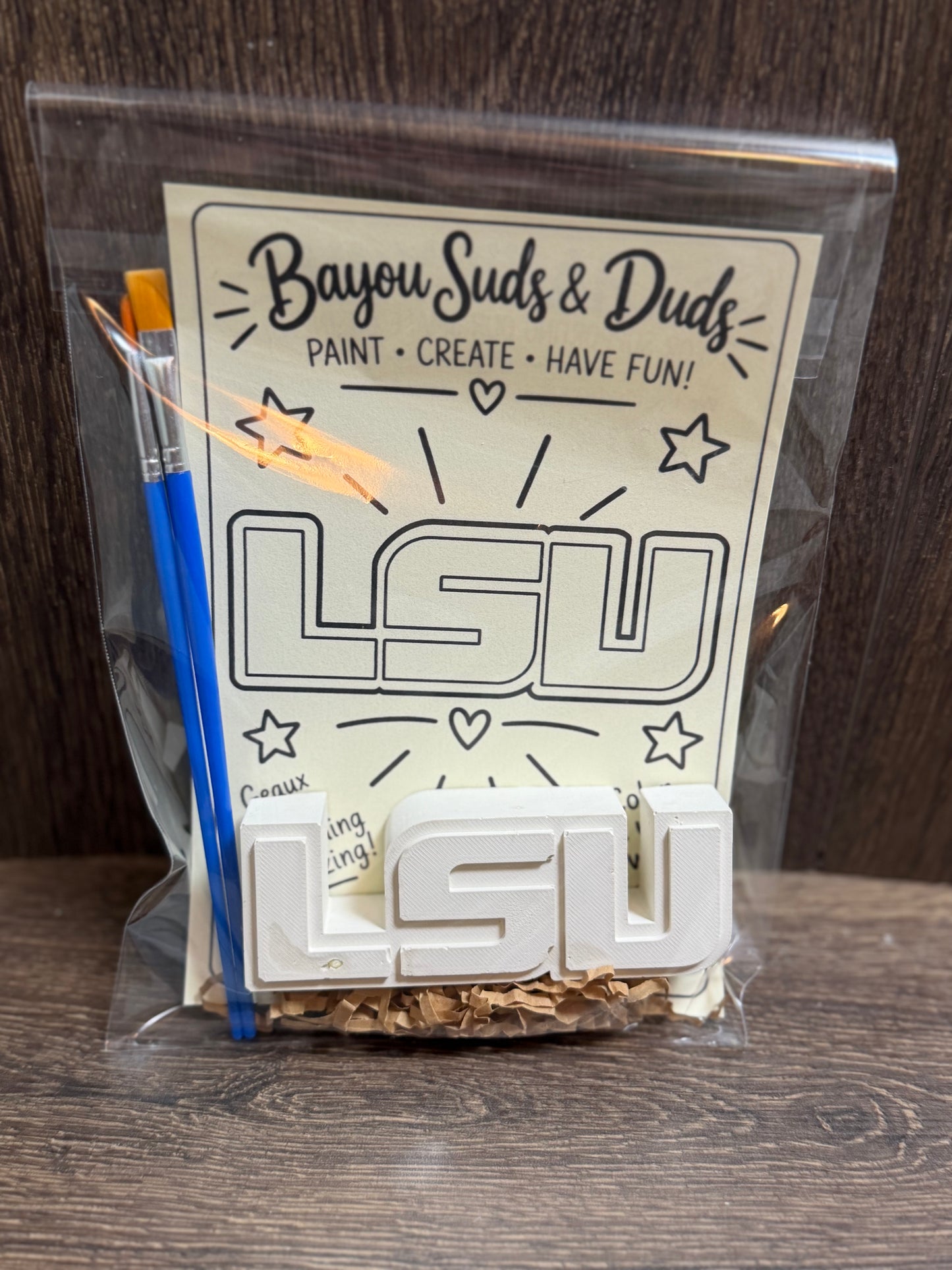Louisiana LA DIY Plaster Paint Kit | Louisiana Shape Paint Your Own Craft