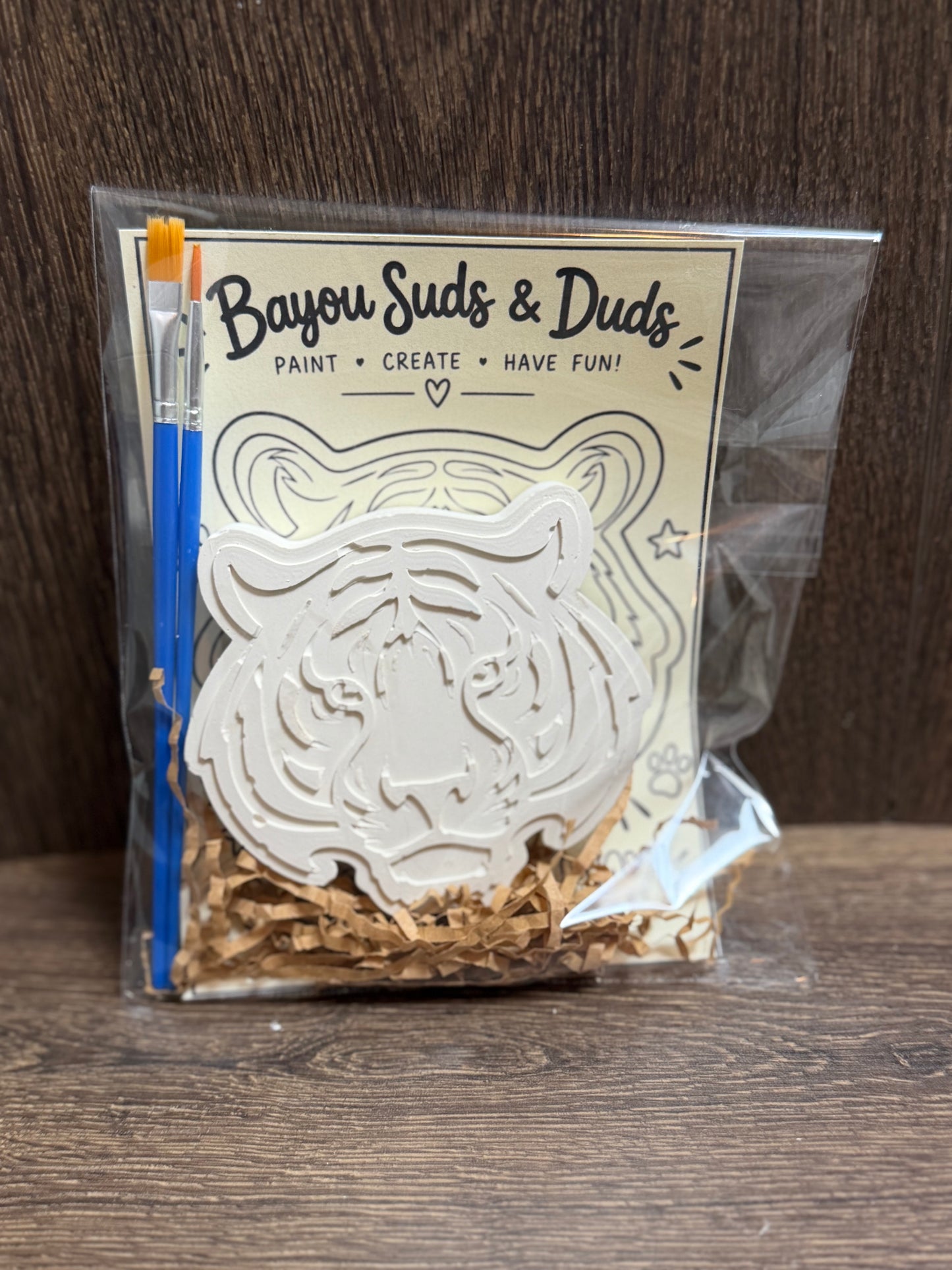 Tiger DIY Plaster Paint Kit | Paint Your Own Tiger Craft | Kids Art Activity