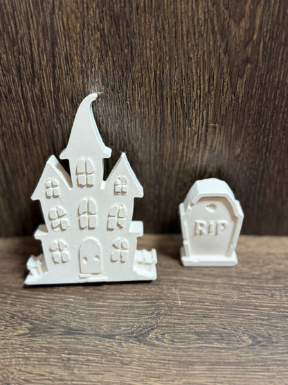 Haunted House DIY Plaster Paint Kit | Halloween Paint Your Own Craft