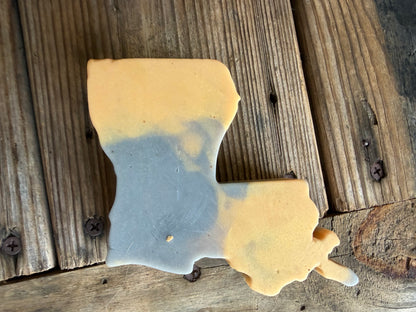 Louisiana Goat Milk Soap – LSU Purple & Gold or Saints Black & Gold